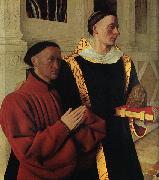 Jean Fouquet Etienne Chevalier and Saint Stephen china oil painting artist